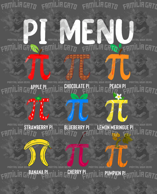 Pi Menu DTF Transfer