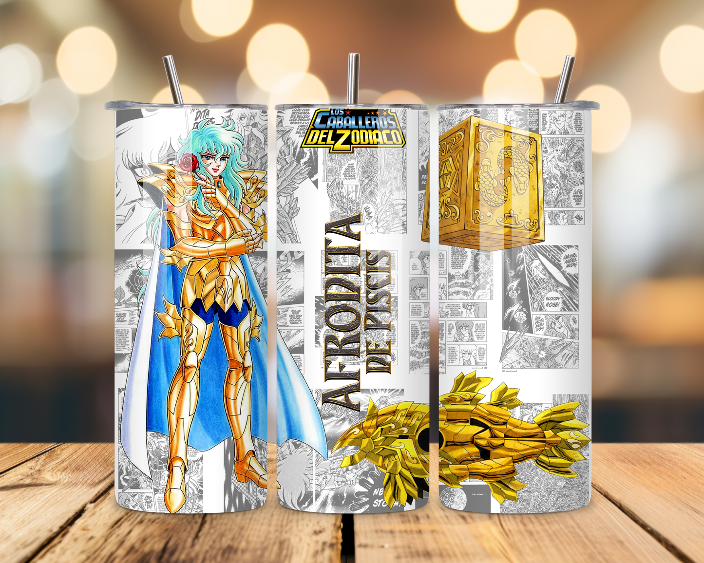 Caballeros del Zodiaco - Saint Seiya - 20 Oz Stainless Steel Tumbler