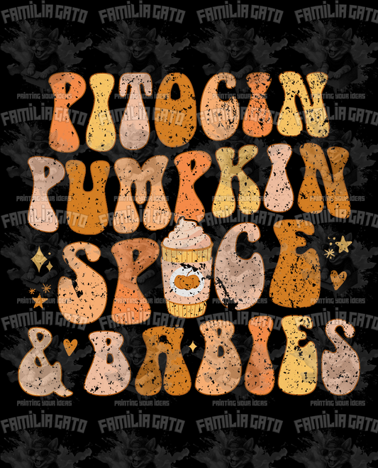 Pitocin Pumpkin Spice DTF Transfer