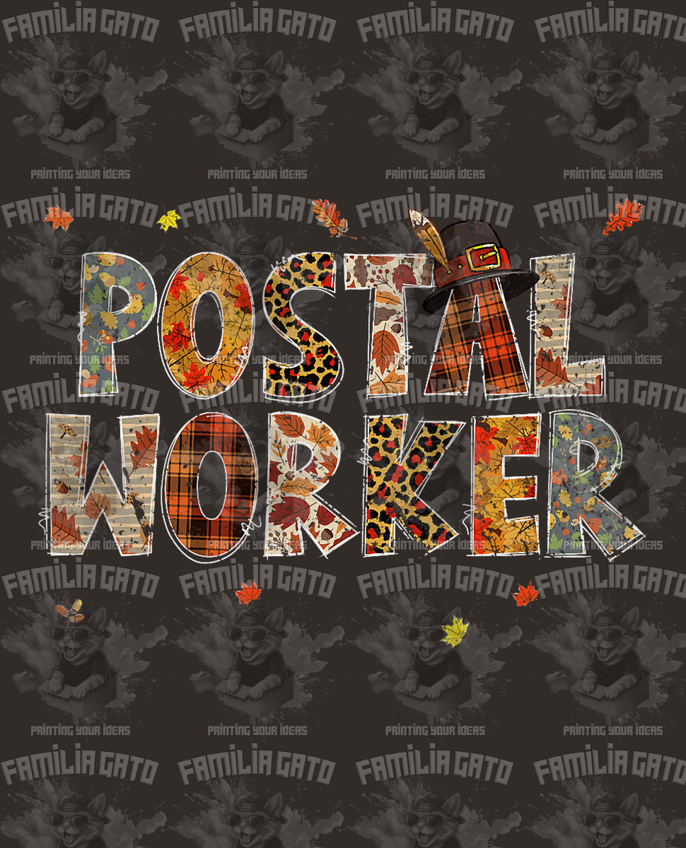 Postal Worker DTF Transfer