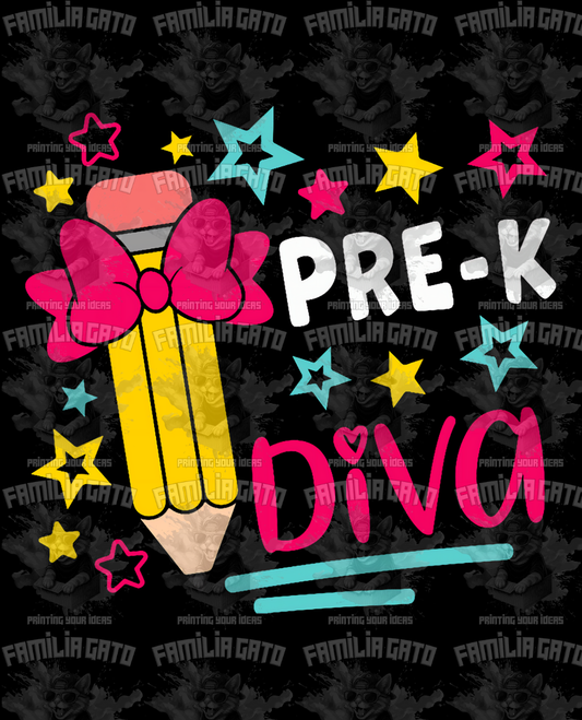 Pre-K Diva DTF Transfer