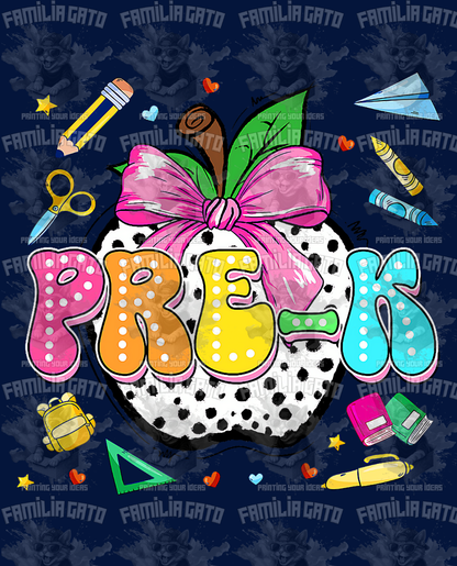 Pre-K In Apple DTF Transfer