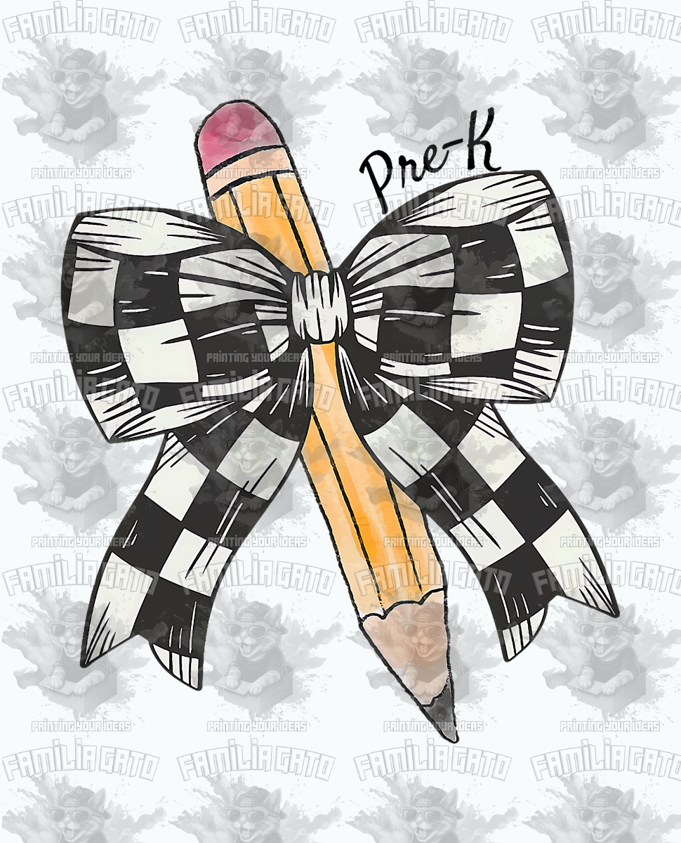 Pre-K Pencil DTF Transfer