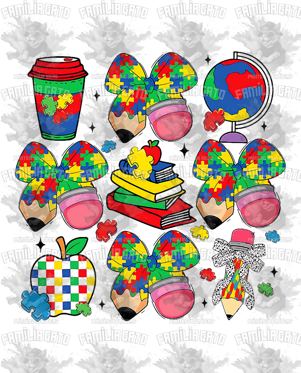 Autism Awareness #3 DTF Transfer