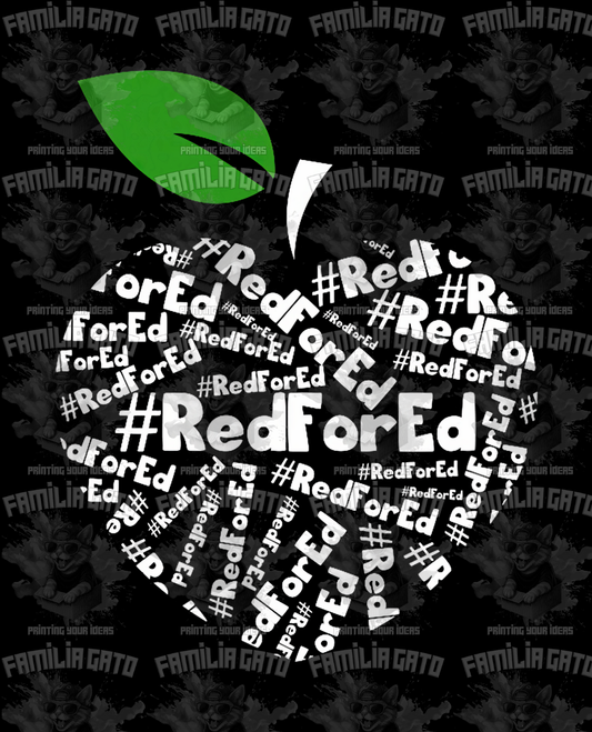 RedForEd DTF Transfer