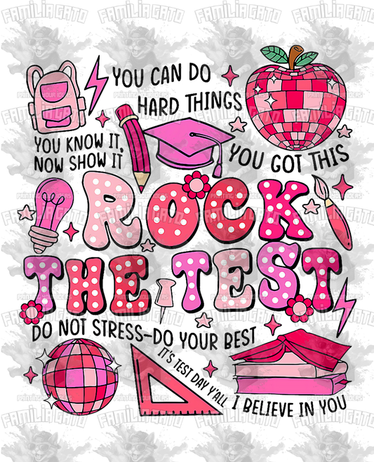 Rock The Test #1 DTF Transfer