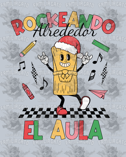 Rockeando Mexican Food Christmas DTF Transfer