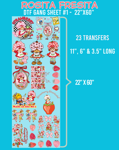Rosita Fresita DTF Gang Sheet #1 - 22"x60"