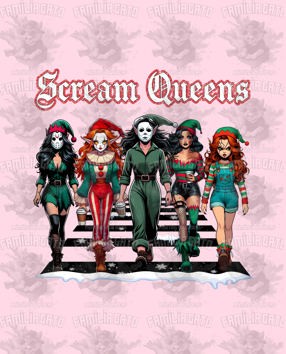 Scream Queens #1 DTF Transfer