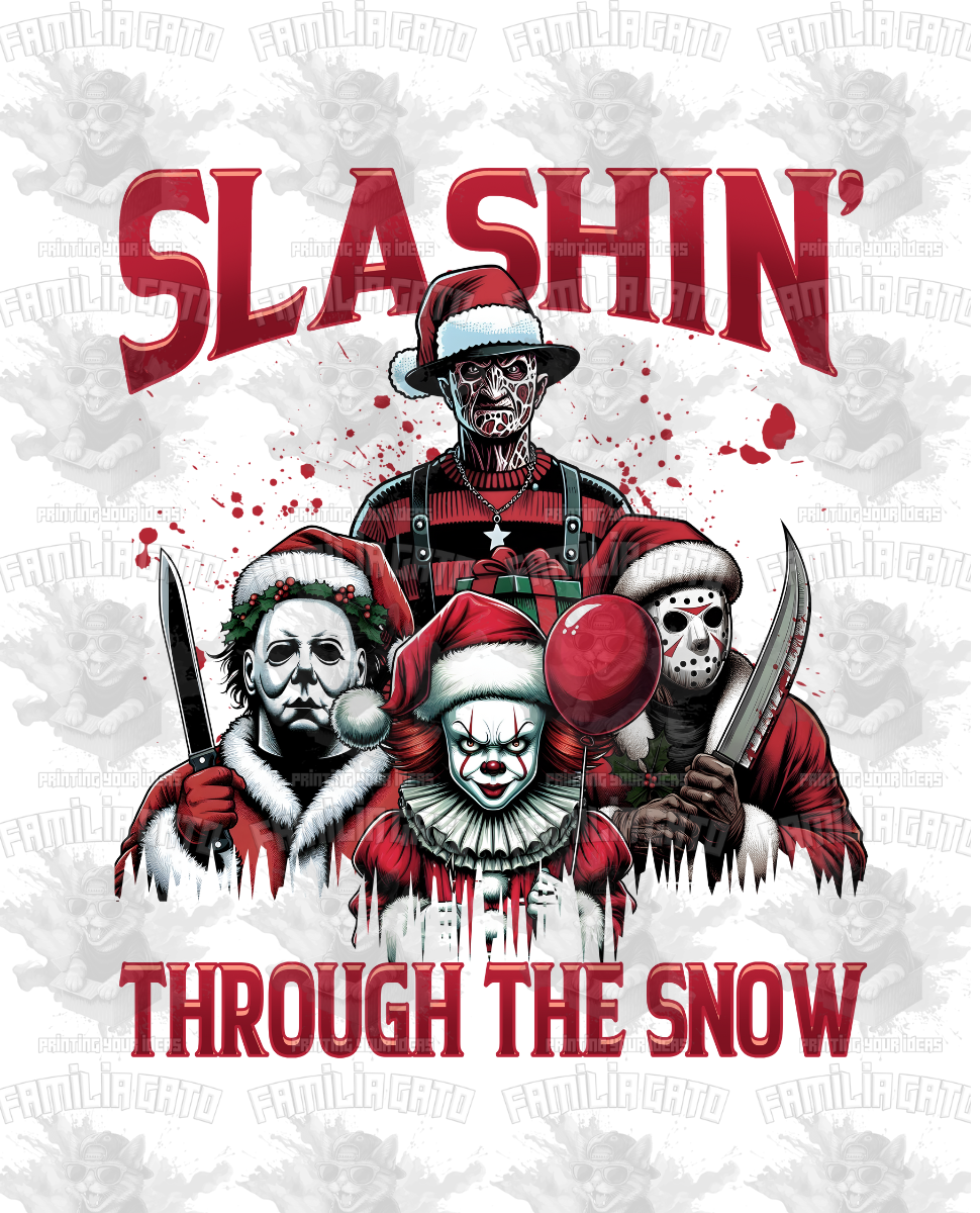 Slashin' Through the Snow #2 DTF Transfer
