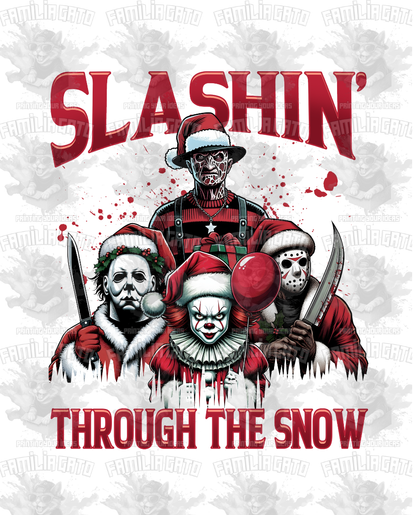 Slashin' Through the Snow #2 DTF Transfer