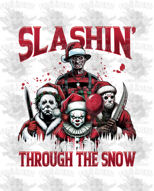 Slashin' Through the Snow #2 DTF Transfer