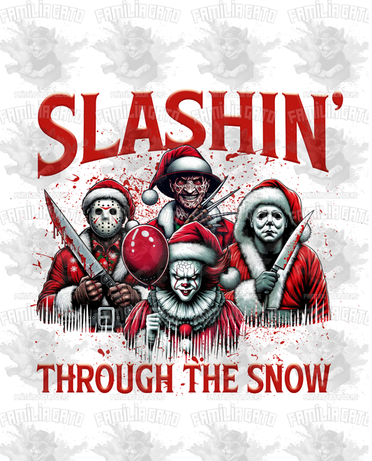 Slashin' Through the Snow #3 DTF Transfer