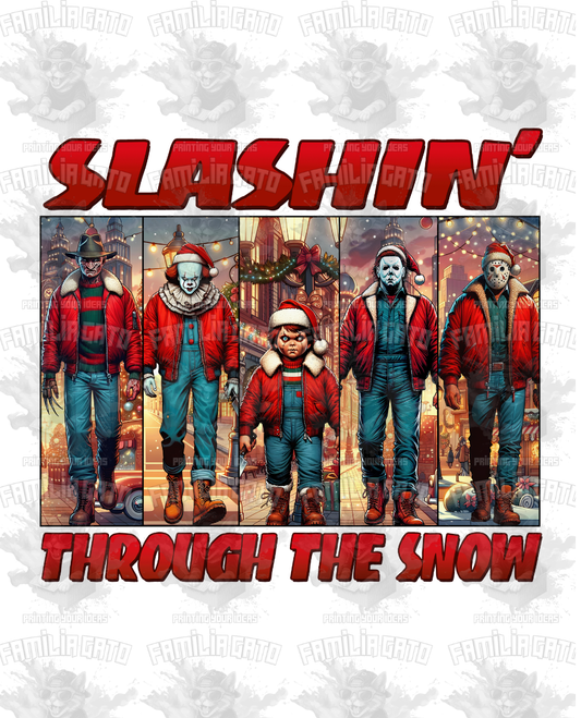 Slashin' Through the Snow #1 DTF Transfer