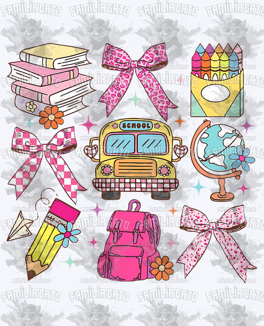 School Icons #5 DTF Transfer