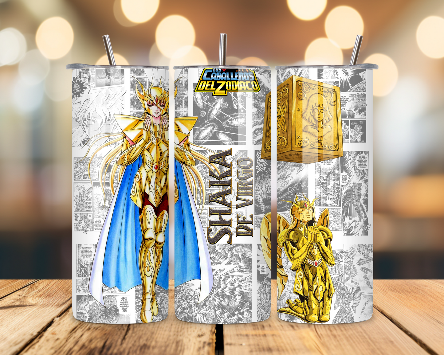 Caballeros del Zodiaco - Saint Seiya - 20 Oz Stainless Steel Tumbler