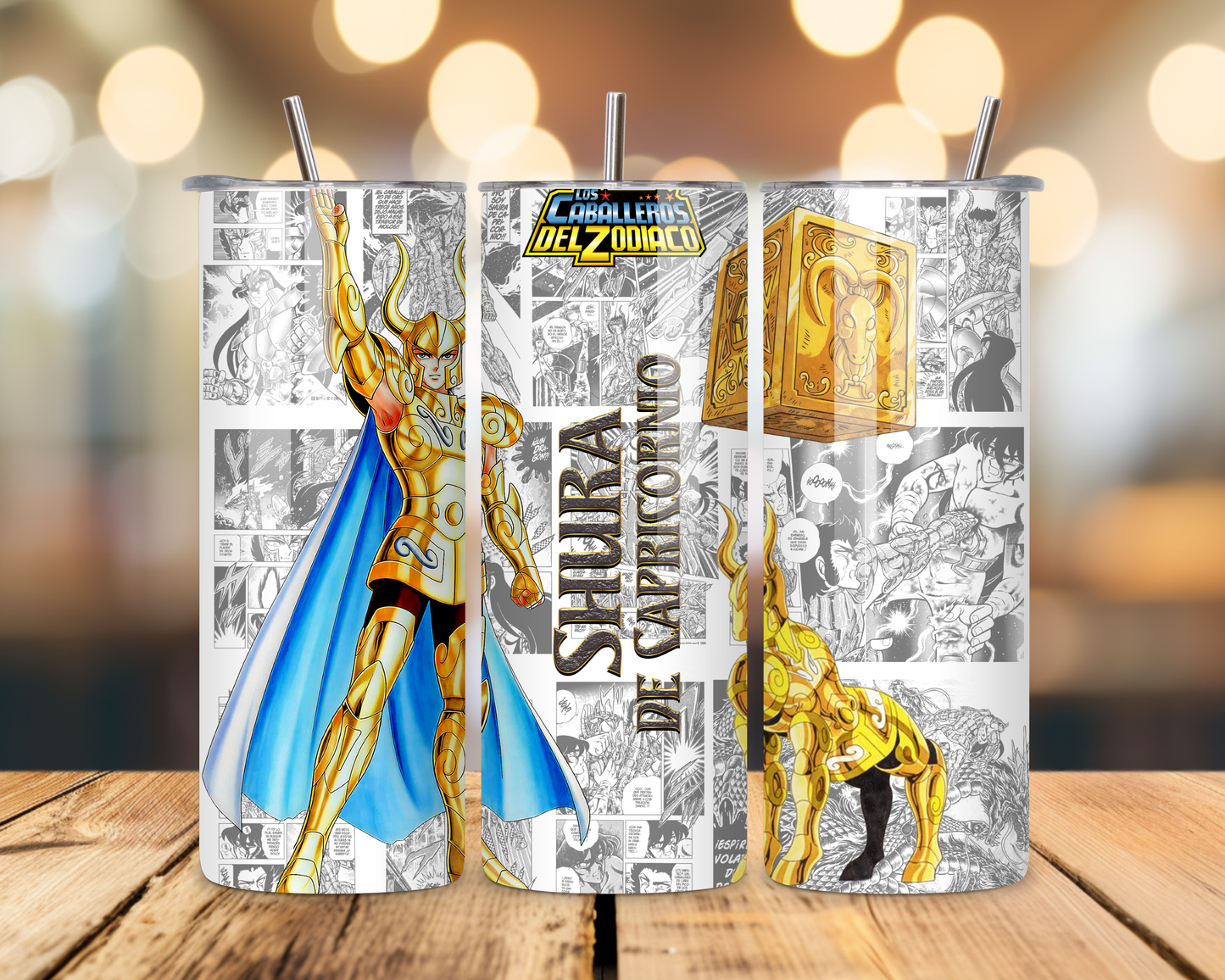 Caballeros del Zodiaco - Saint Seiya - 20 Oz Stainless Steel Tumbler