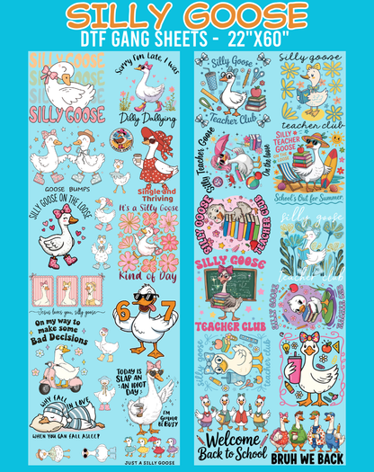Silly Goose DTF Gang Sheets - 22"x60"