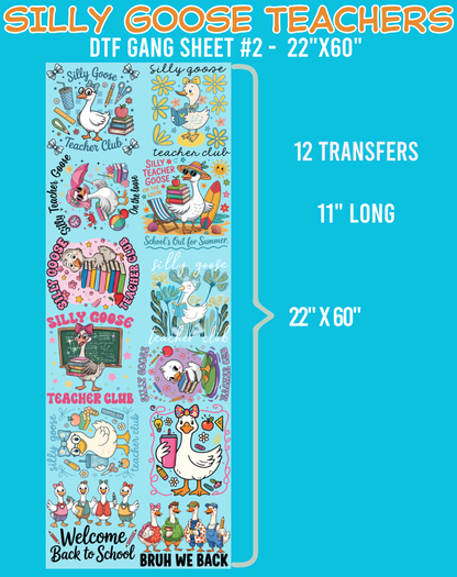 Silly Goose DTF Gang Sheets - 22"x60"