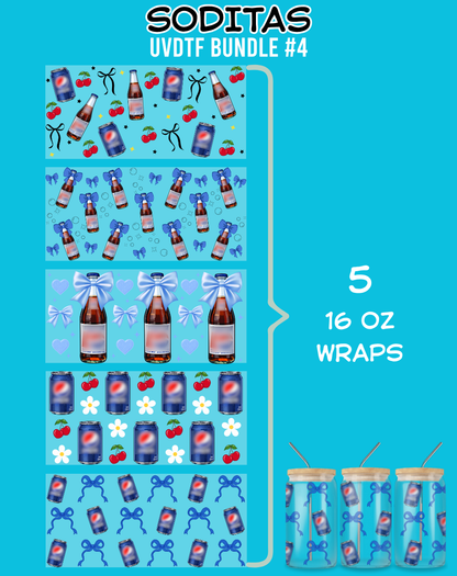 Soditas UVDTF Bundles - 16 Oz Libbey Glass Can Wrap