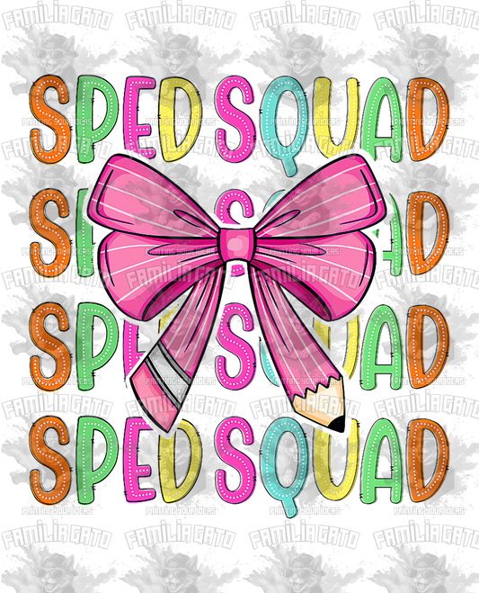 Sped Squad DTF Transfer