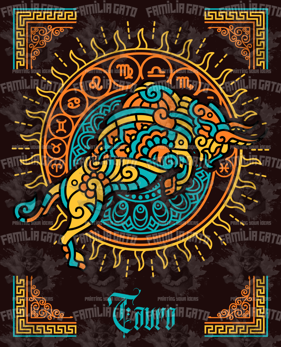 Mayan Style Zodiac Signs DTF Transfers