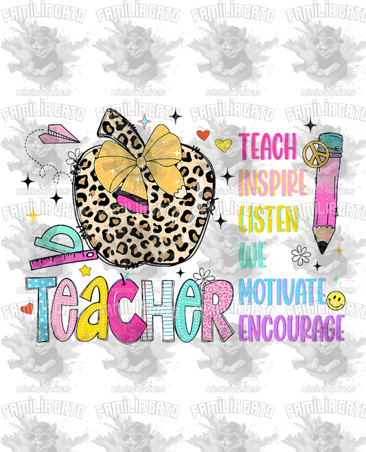Teacher #8 DTF Transfer