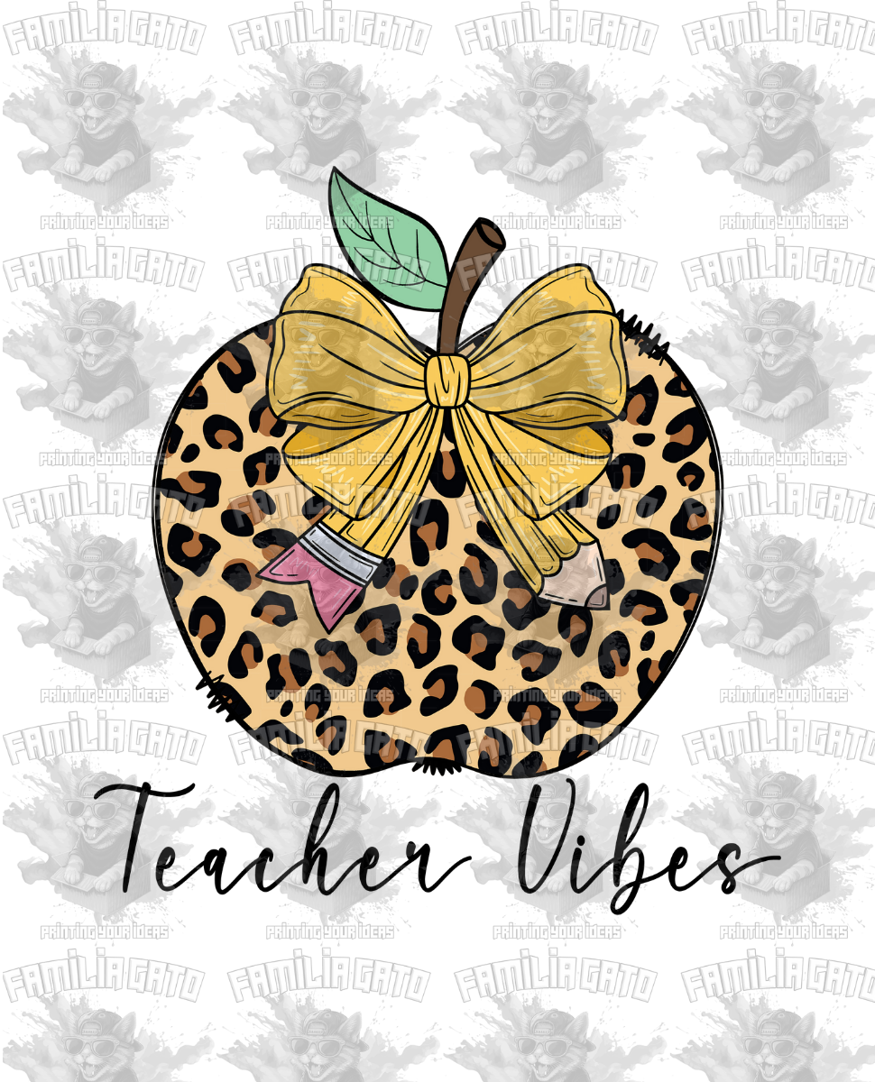 Teacher Vibes #1 DTF Transfer