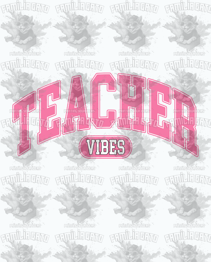 Teacher Vibes #3 DTF Transfer