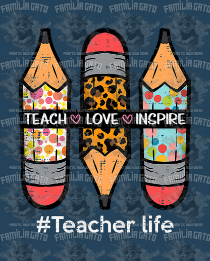 Teacher Life #3 DTF Transfer