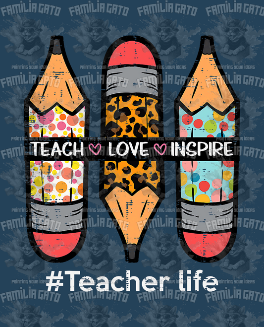 Teacher Life #3 DTF Transfer