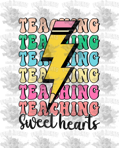 Teaching Sweethearts DTF Transfer