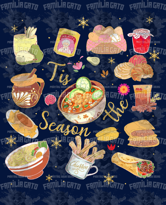 Tis The Season Mexican Christmas #1 DTF Transfer