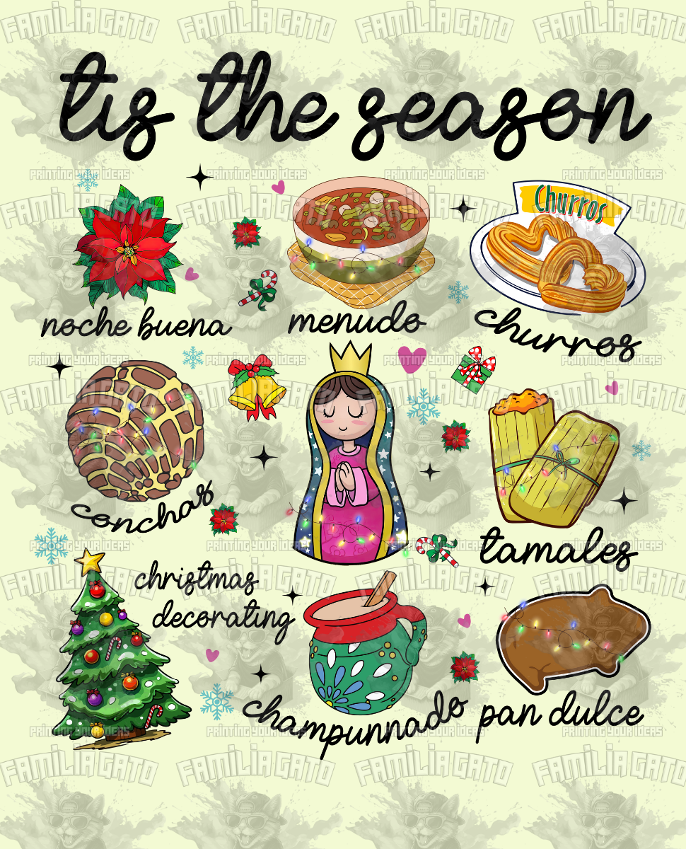 Tis The Season Mexican Christmas #2 DTF Transfer