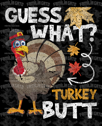 Turkey Butt DTF Transfer