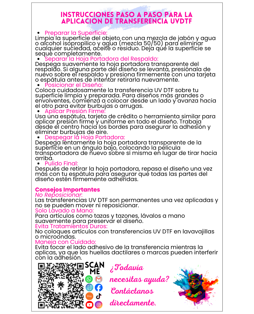 Meowy Christmas UVDTF Wrap