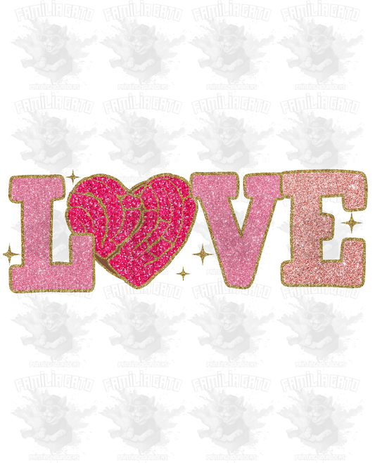 Valentine's Day - Hispanic Mexican Love Conchas Heart #2 DTF Transfer