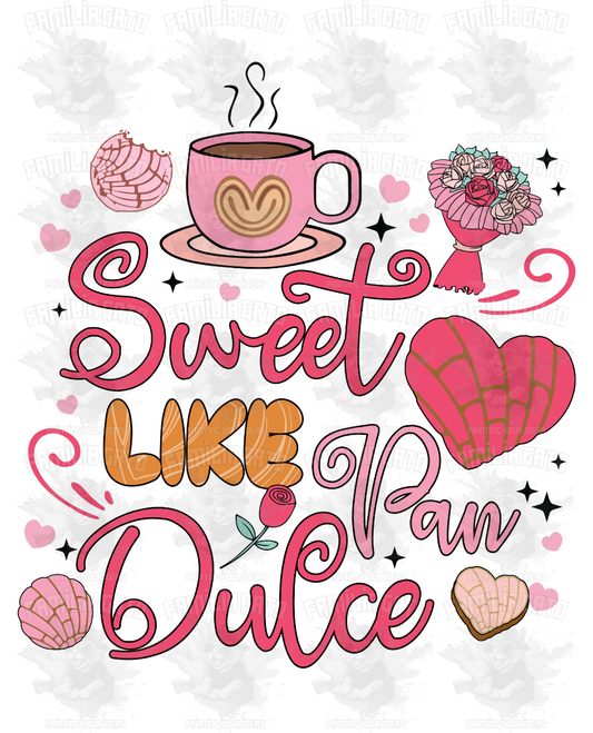 Valentine's Day - Hispanic Mexican Sweet like Pan Dulce #3 DTF Transfer