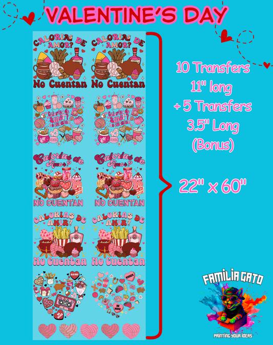 Amor a la Mexicana DTF Gang Sheet #3 - 22"x60"