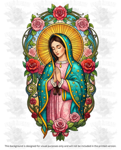 Virgen de Guadalupe #3 DTF Transfer