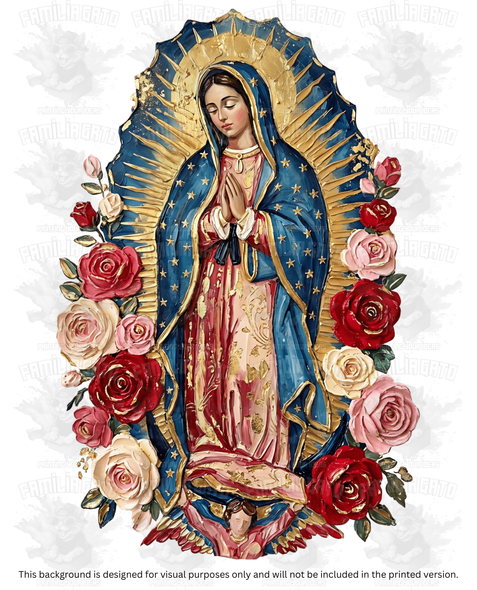 Virgen de Guadalupe #4 DTF Transfer