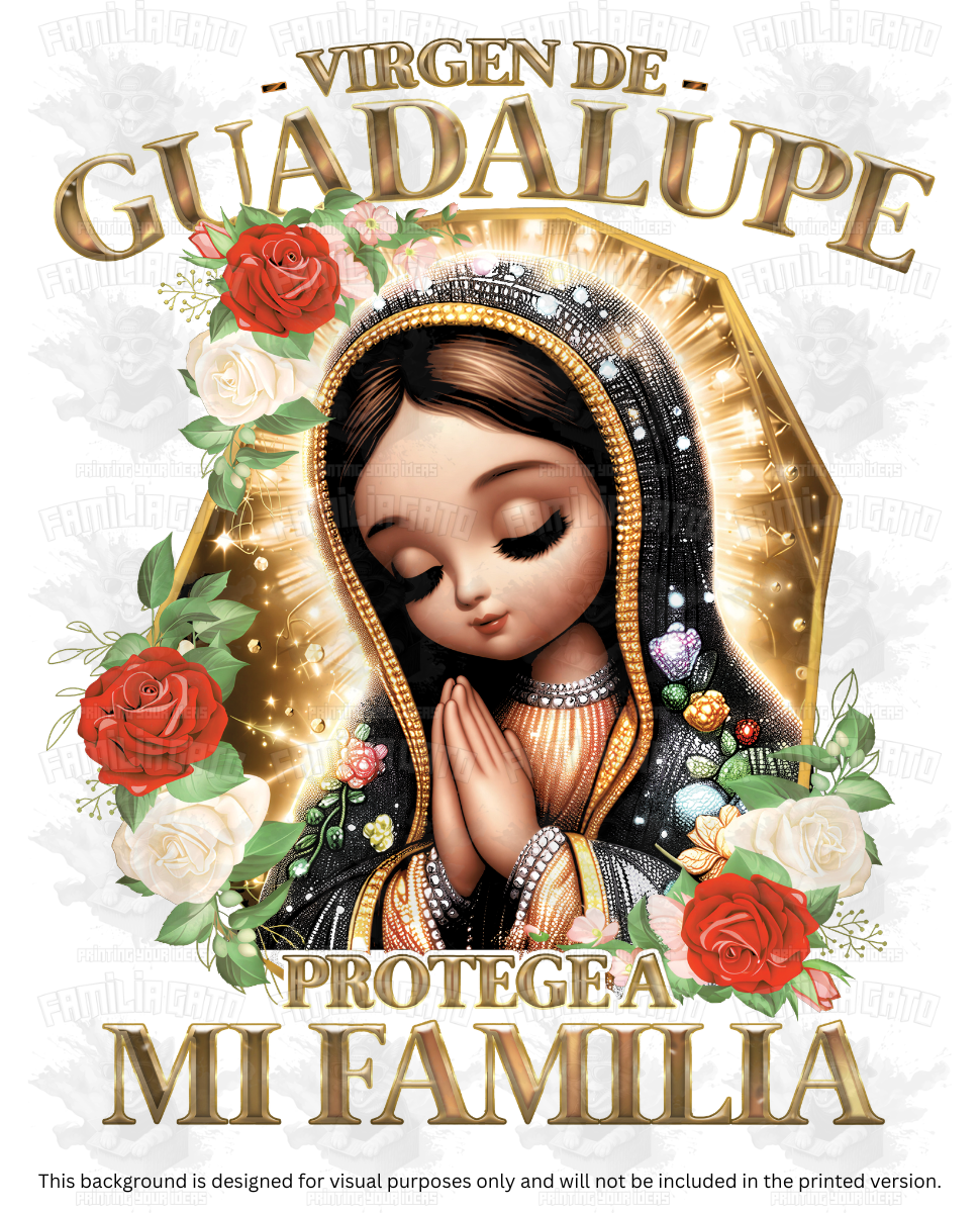 Virgen de Guadalupe #5 DTF Transfer