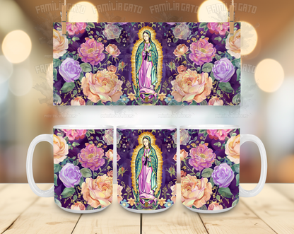 Virgen de Guadalupe Assorted Designs #1 - 11oz & 15oz Ceramic Mugs