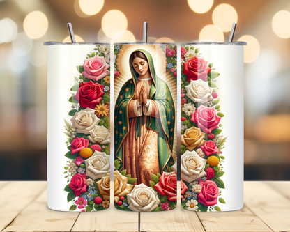 Virgen de Guadalupe Assorted Designs #2 - 20 Oz Stainless Steel Tumbler
