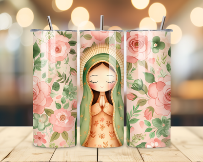Virgen de Guadalupe Assorted Designs #2 - 20 Oz Stainless Steel Tumbler