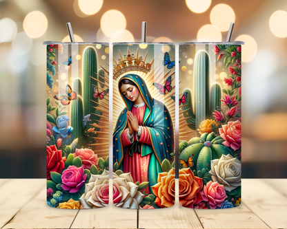 Virgen de Guadalupe Assorted Designs #2 - 20 Oz Stainless Steel Tumbler