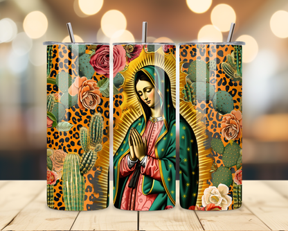 Virgen de Guadalupe Assorted Designs #3 - 20 Oz Stainless Steel Tumbler