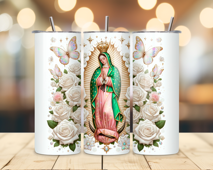 Virgen de Guadalupe Assorted Designs #3 - 20 Oz Stainless Steel Tumbler