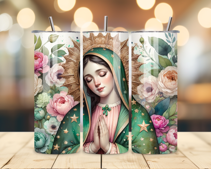 Virgen de Guadalupe Assorted Designs #6 - 20 Oz Stainless Steel Tumbler