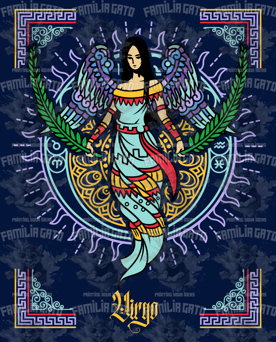 Mayan Style Zodiac Signs DTF Transfers